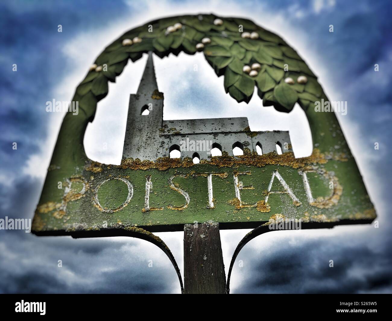 Polstead Suffolk England - Smartphone Captured Stock Image