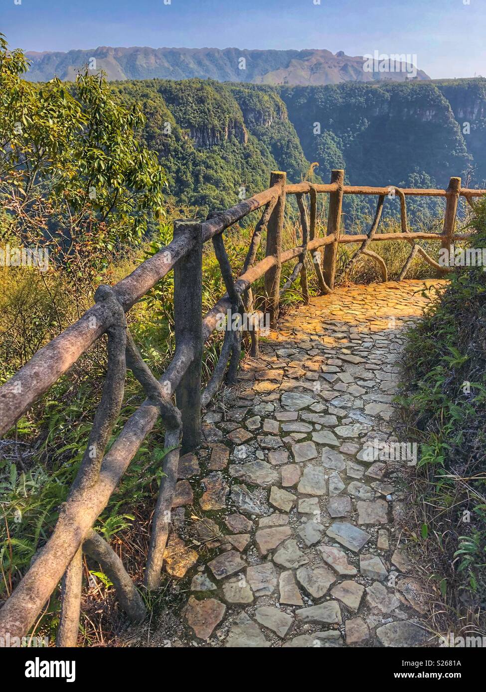 Guangdong Grand Canyon in southern China. - Smartphone Captured Stock Image
