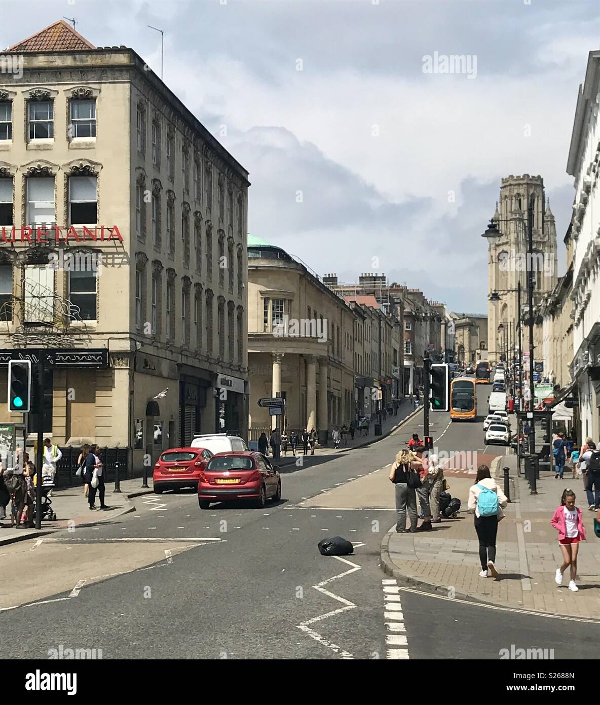 Park street Bristol - Smartphone Captured Stock Image