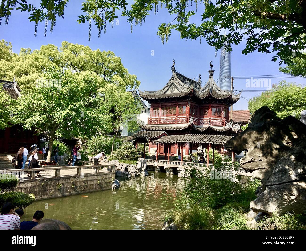 Shanghai China - Smartphone Captured Stock Image