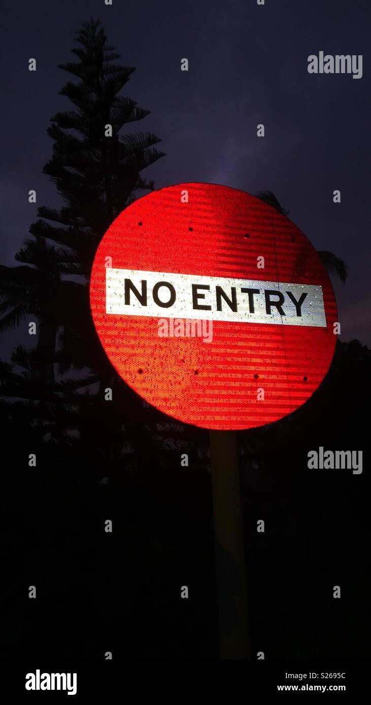 No Entry Sign Stock Photo - Alamy