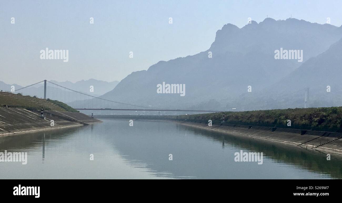 Three gorges dam Stock Photo