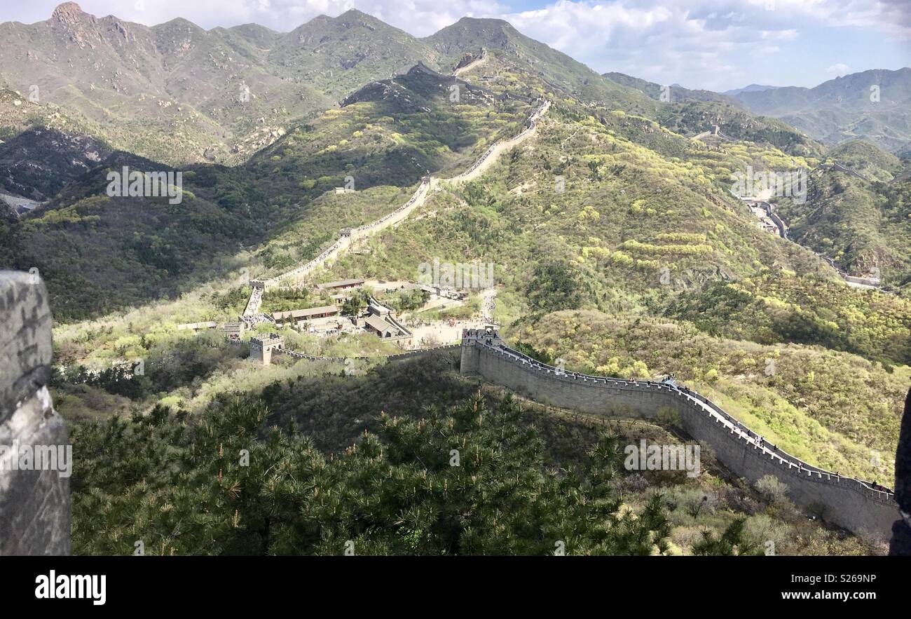 Great Wall of China - Smartphone Captured Stock Image