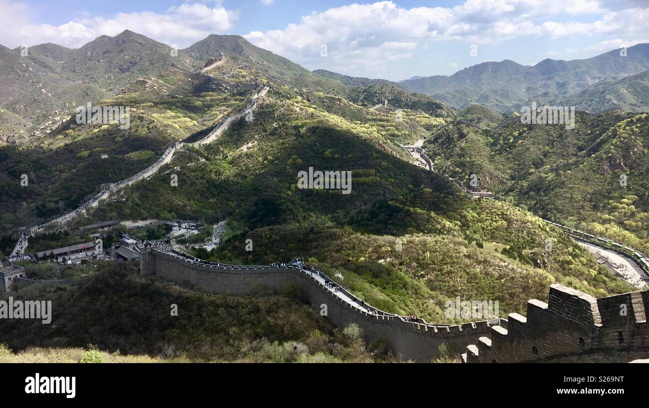 Great Wall of China - Smartphone Captured Stock Image