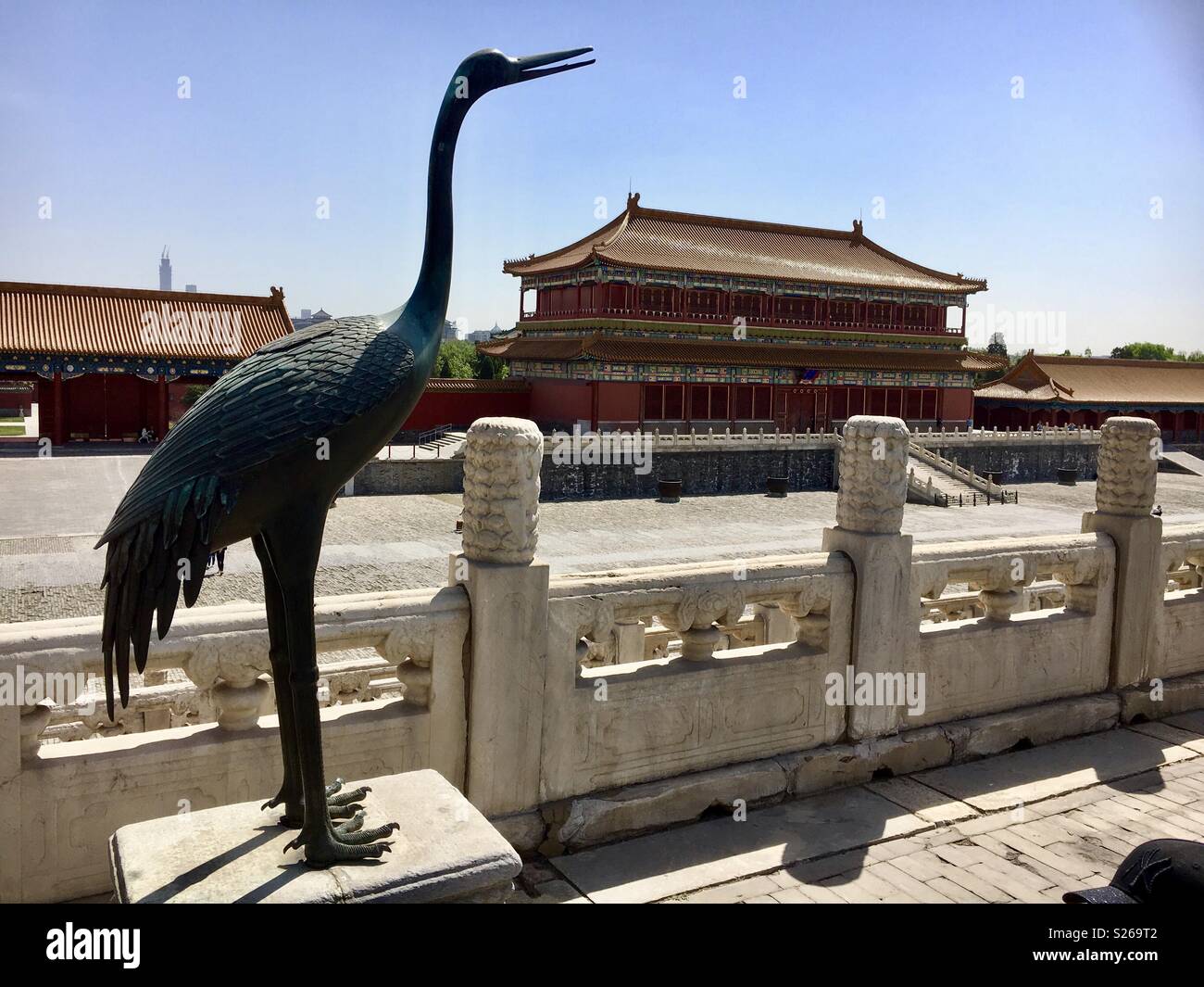Palace museum forbidden city Beijing China - Smartphone Captured Stock Image