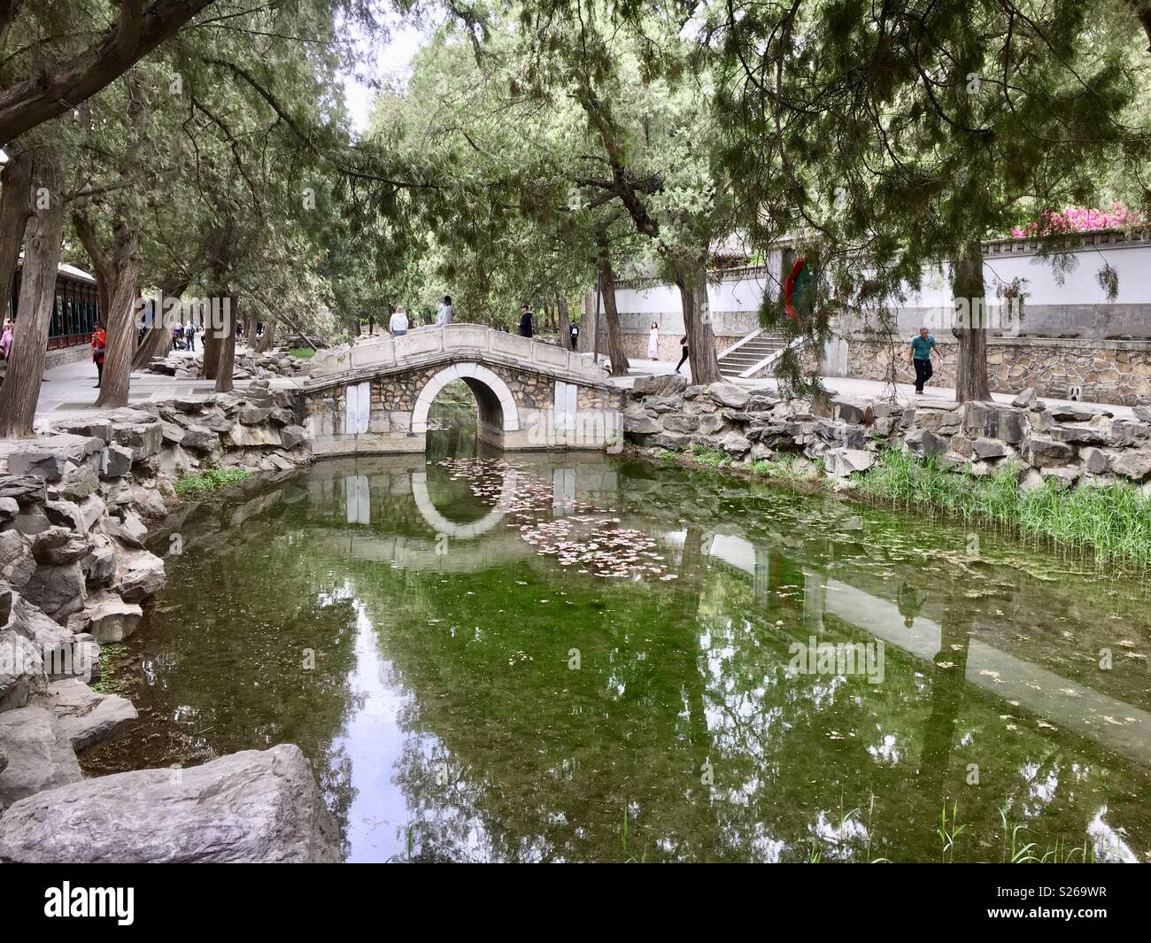 Summer palace China - Smartphone Captured Stock Image