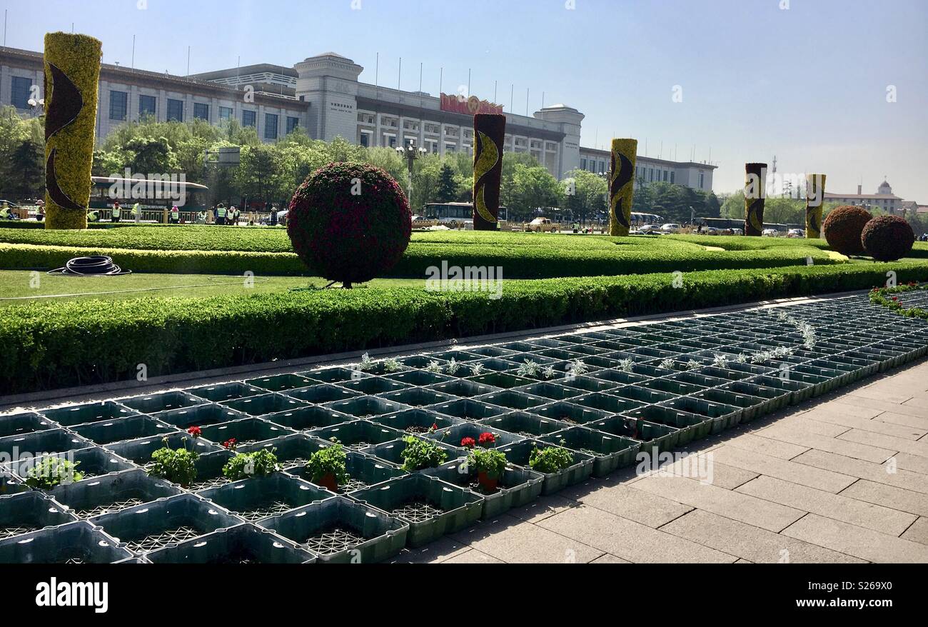 Tiananmen Square China - Smartphone Captured Stock Image