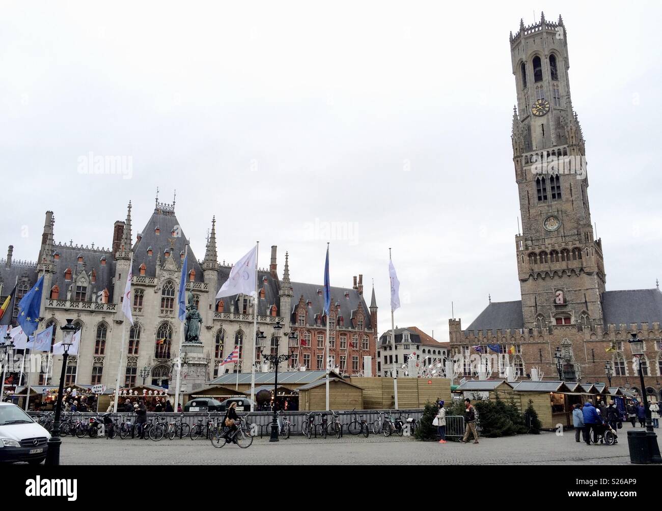 Bruges Belgium - Smartphone Captured Stock Image