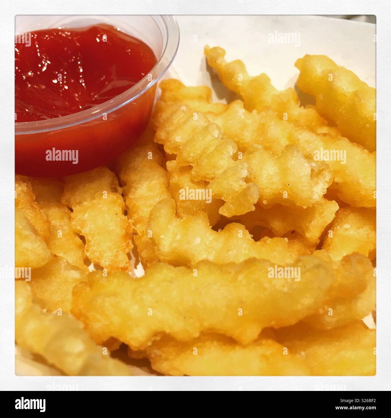 French Fries and Ketchup on the side Stock Photo Alamy