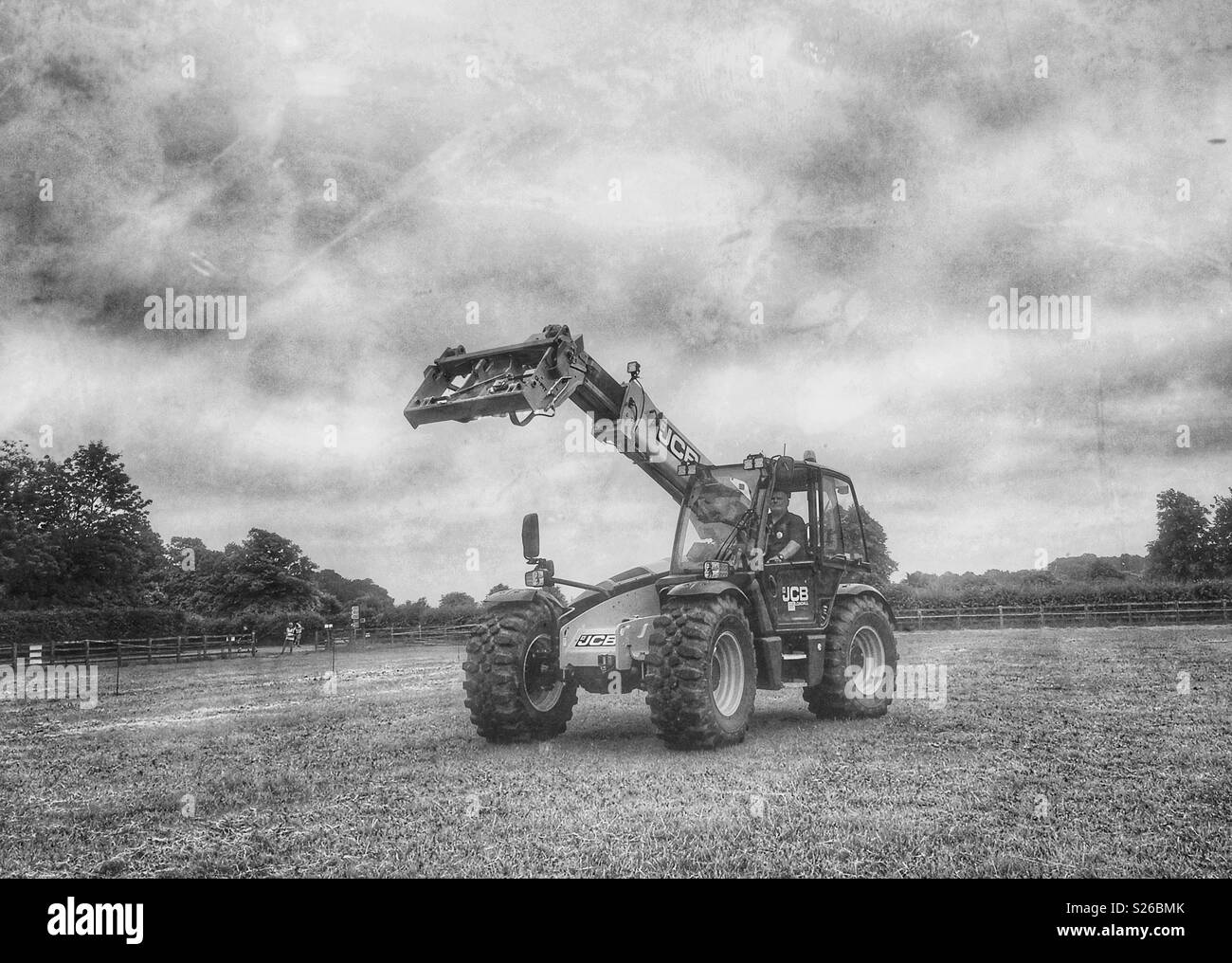 JCB tractor Stock Photo