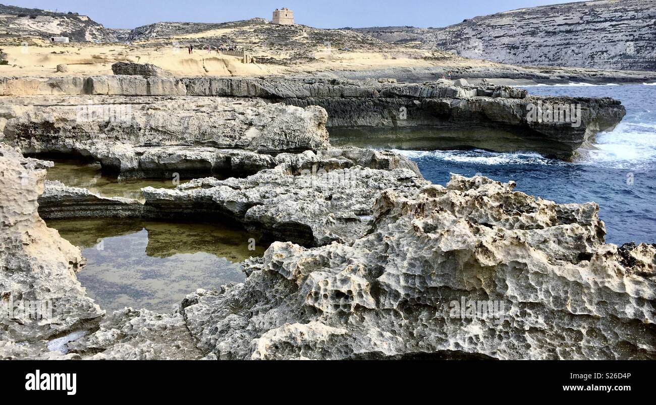 Saint Laurence Gozo Malta - Smartphone Captured Stock Image