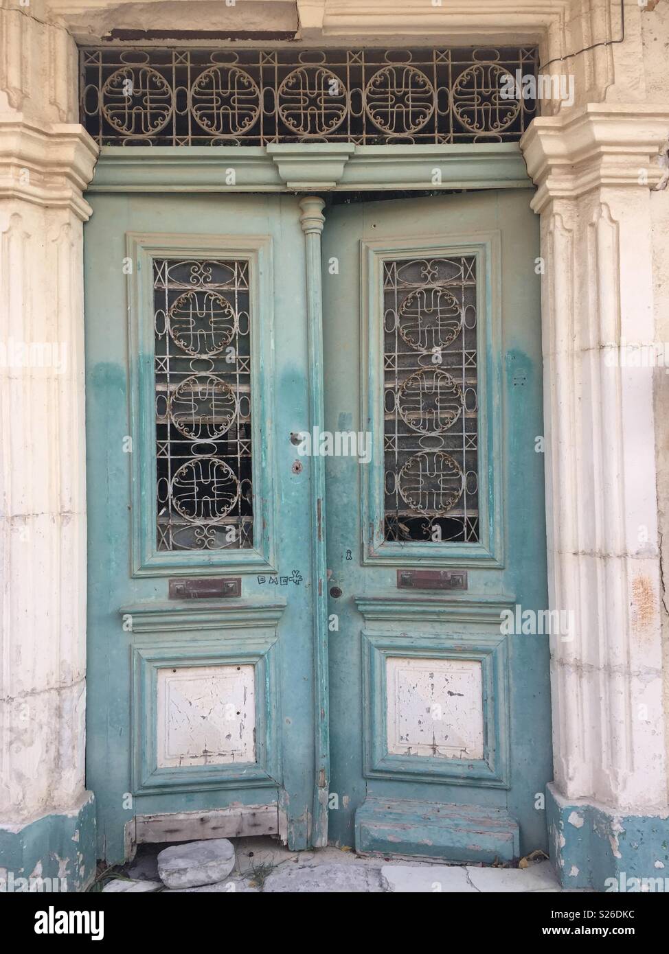 Old village door - Smartphone Captured Stock Image