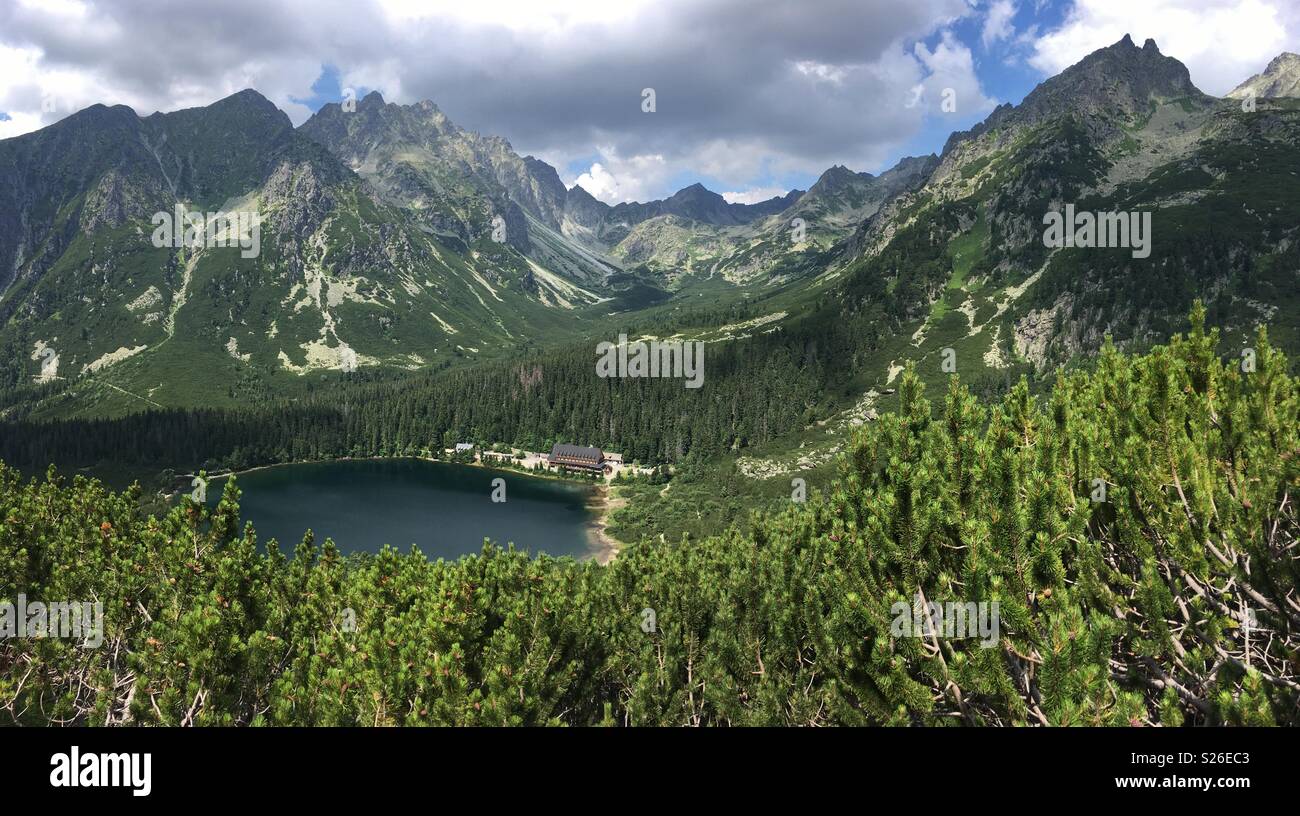 Popradské Pleso, the High Tatra mountains, Slovakia Stock Photo