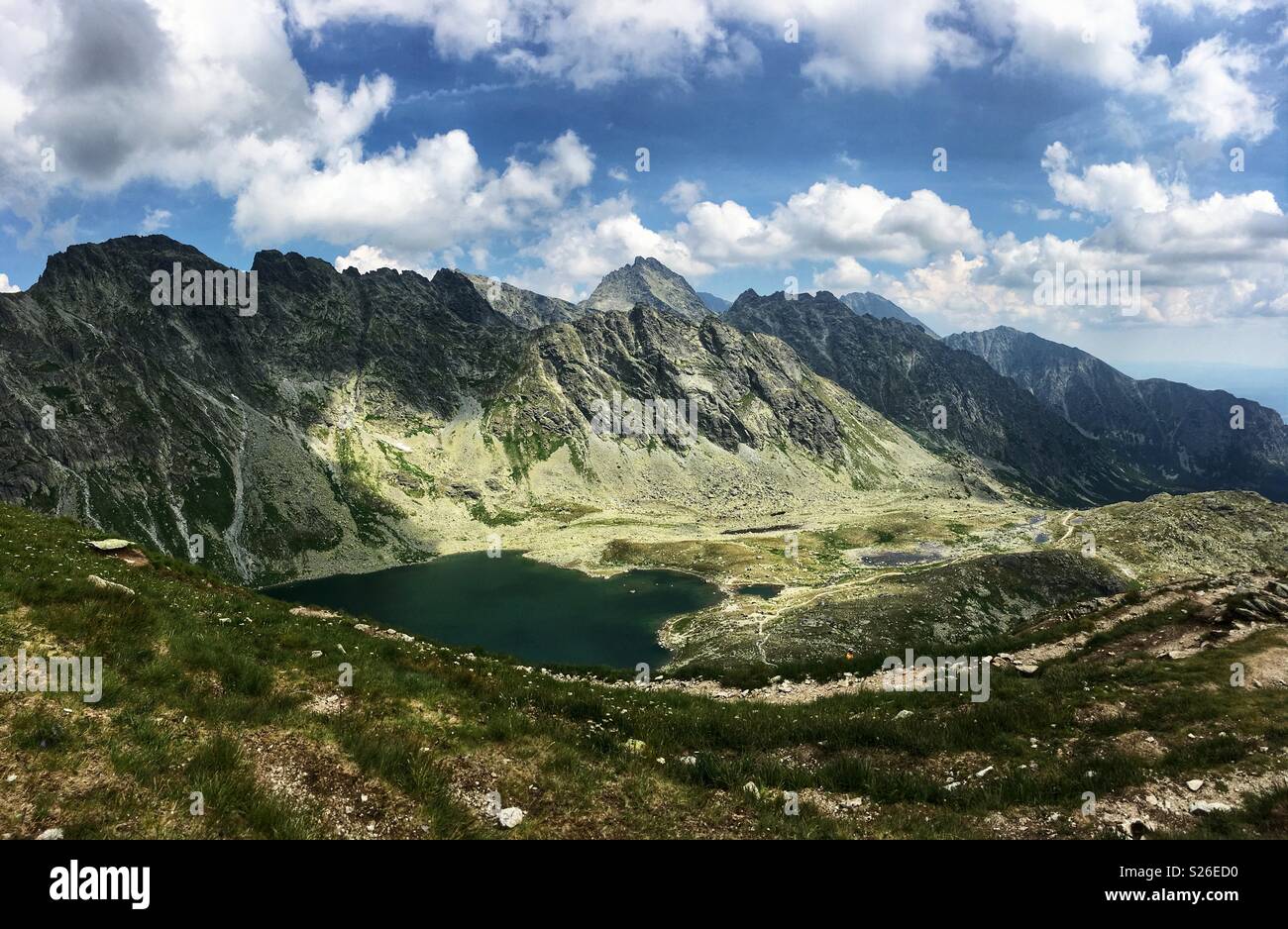 Vel’ké Hincovo Pleso, the High Tatra mountains, Slovakia Stock Photo