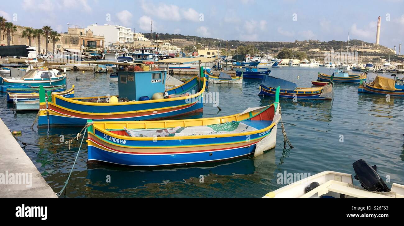 Malta harbour - Smartphone Captured Stock Image