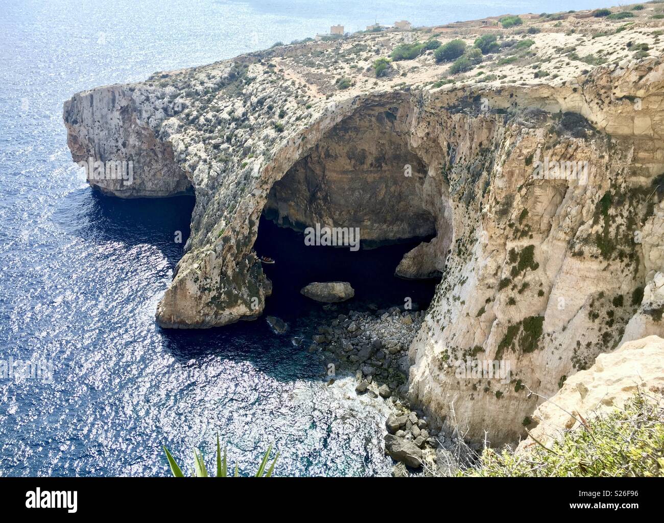 Zurrieq Malta - Smartphone Captured Stock Image