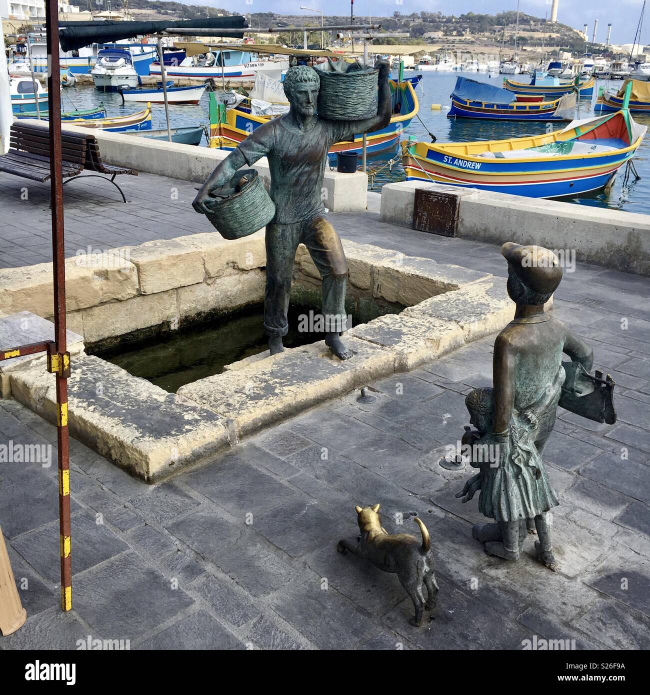 Malta harbour - Smartphone Captured Stock Image