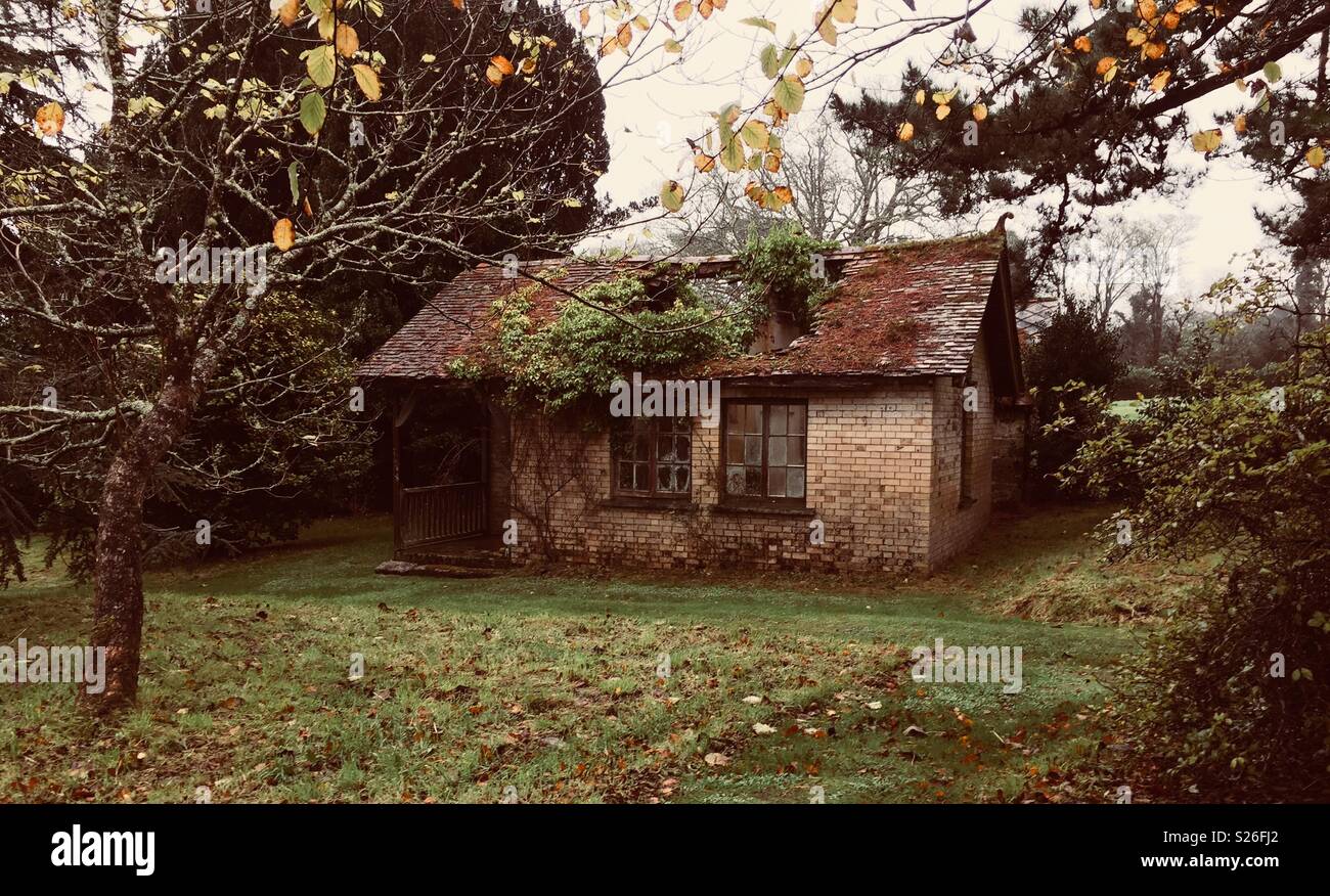 Derelict house in Cornwall Stock Photo Alamy