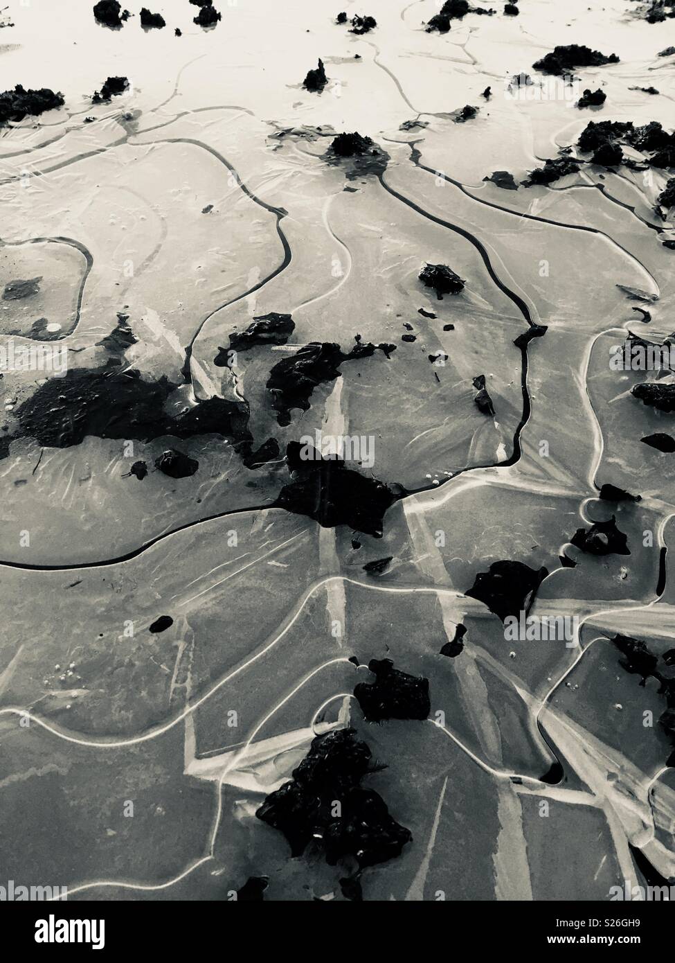 Ice Shapes Stock Photo Alamy