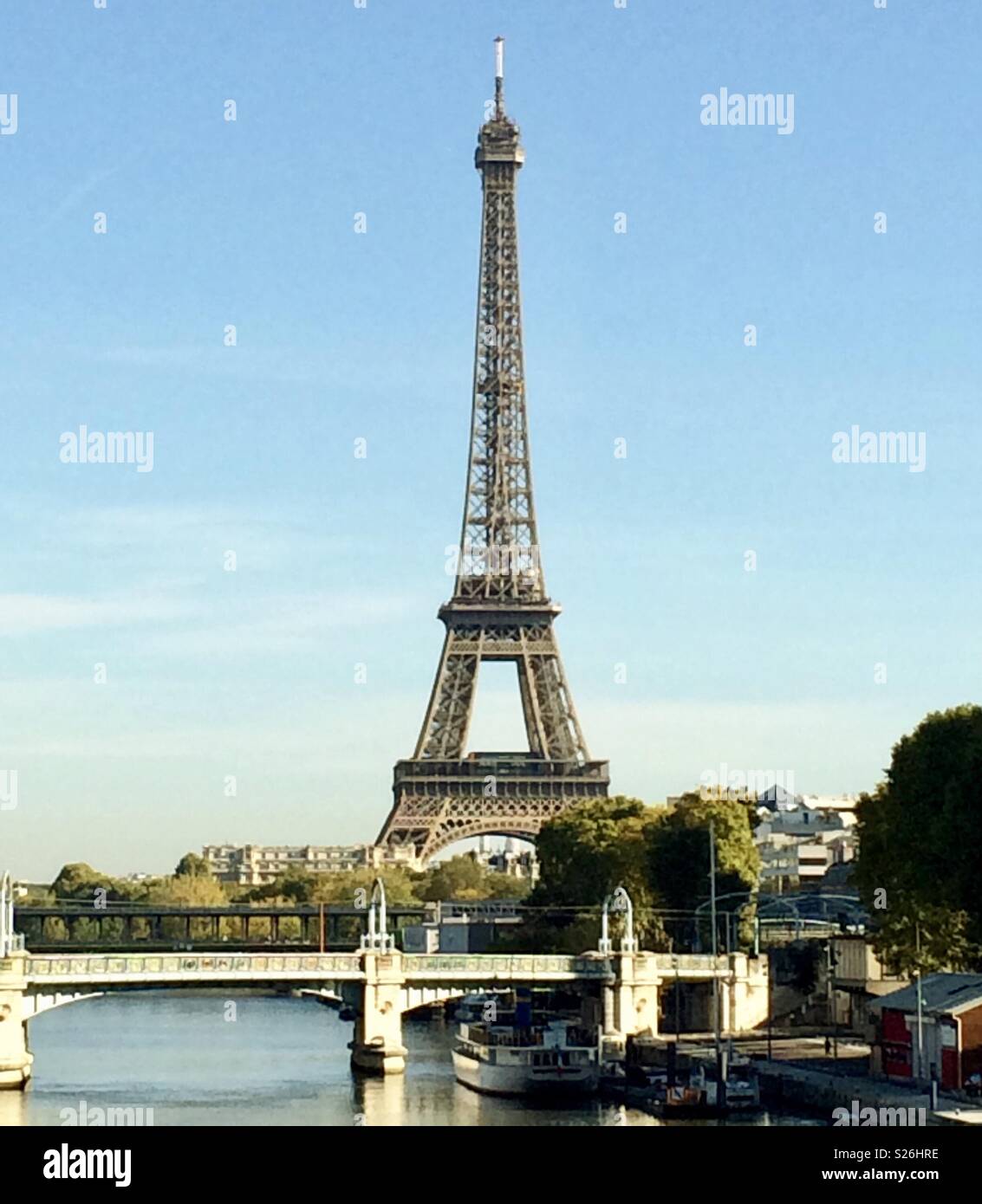 Eiffel Tower - Smartphone Captured Stock Image