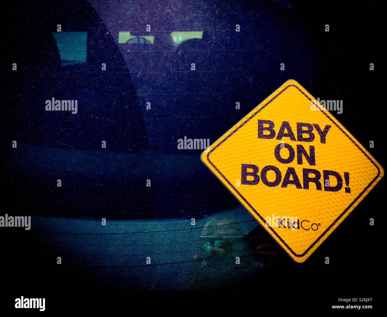 Baby on Board Stock Photo Alamy