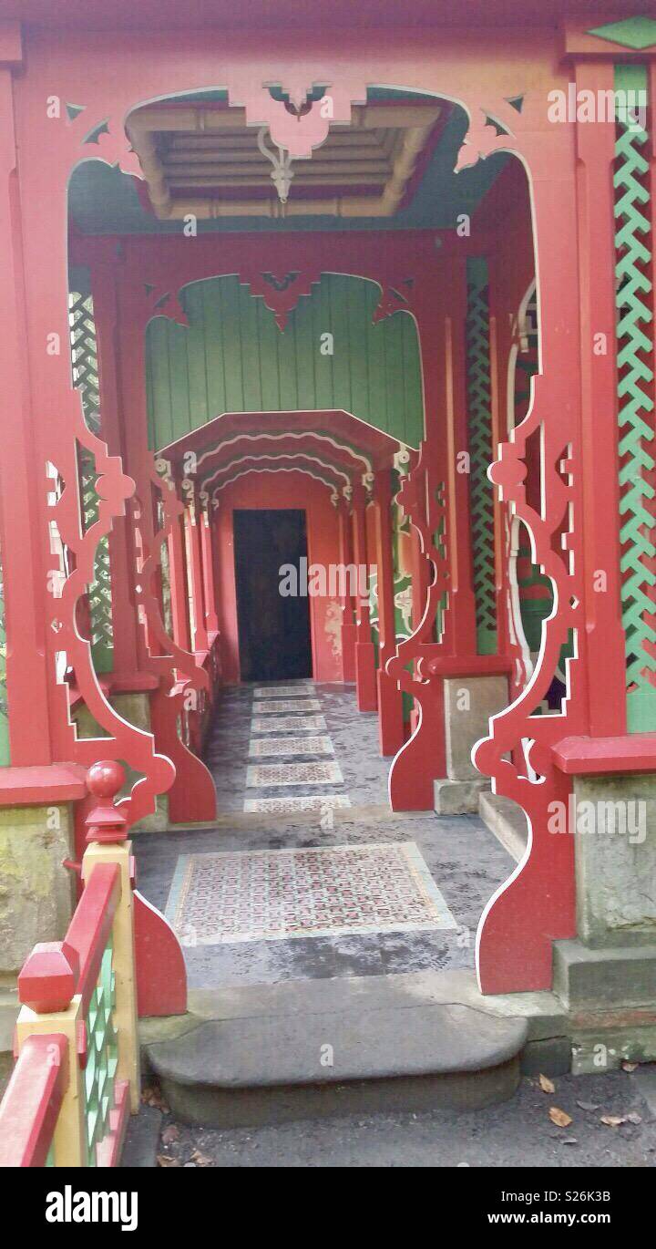 Biddulph grange National trust stoke on Trent - Smartphone Captured Stock Image