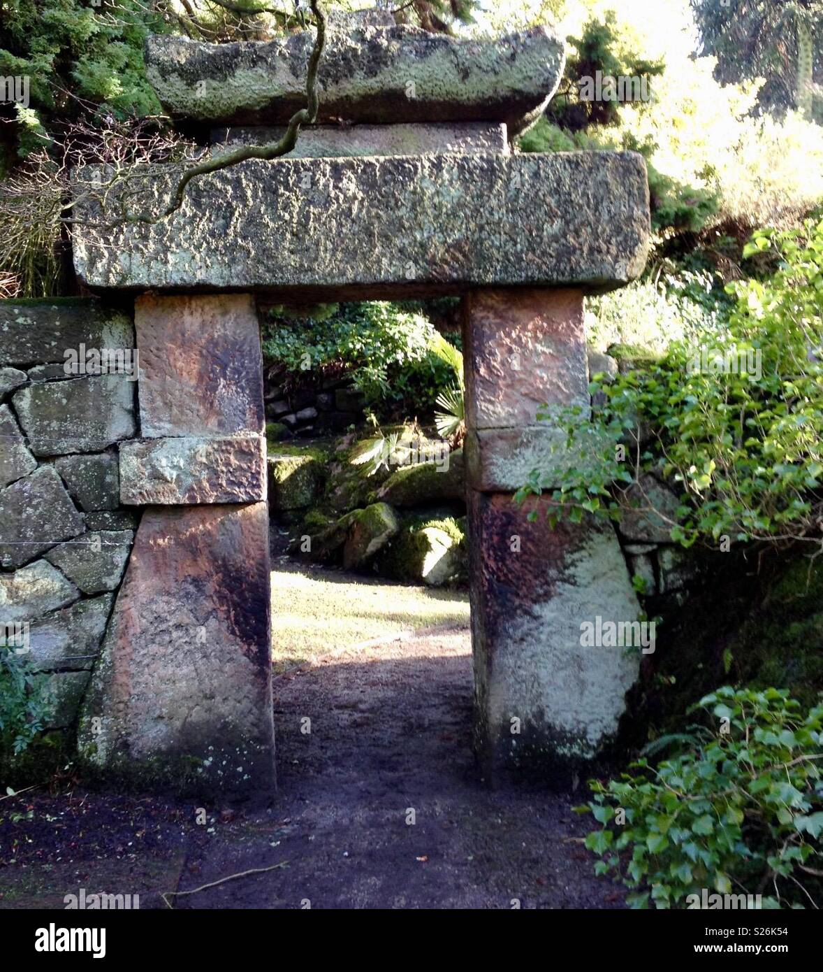 Biddulph grange National trust stoke on Trent - Smartphone Captured Stock Image