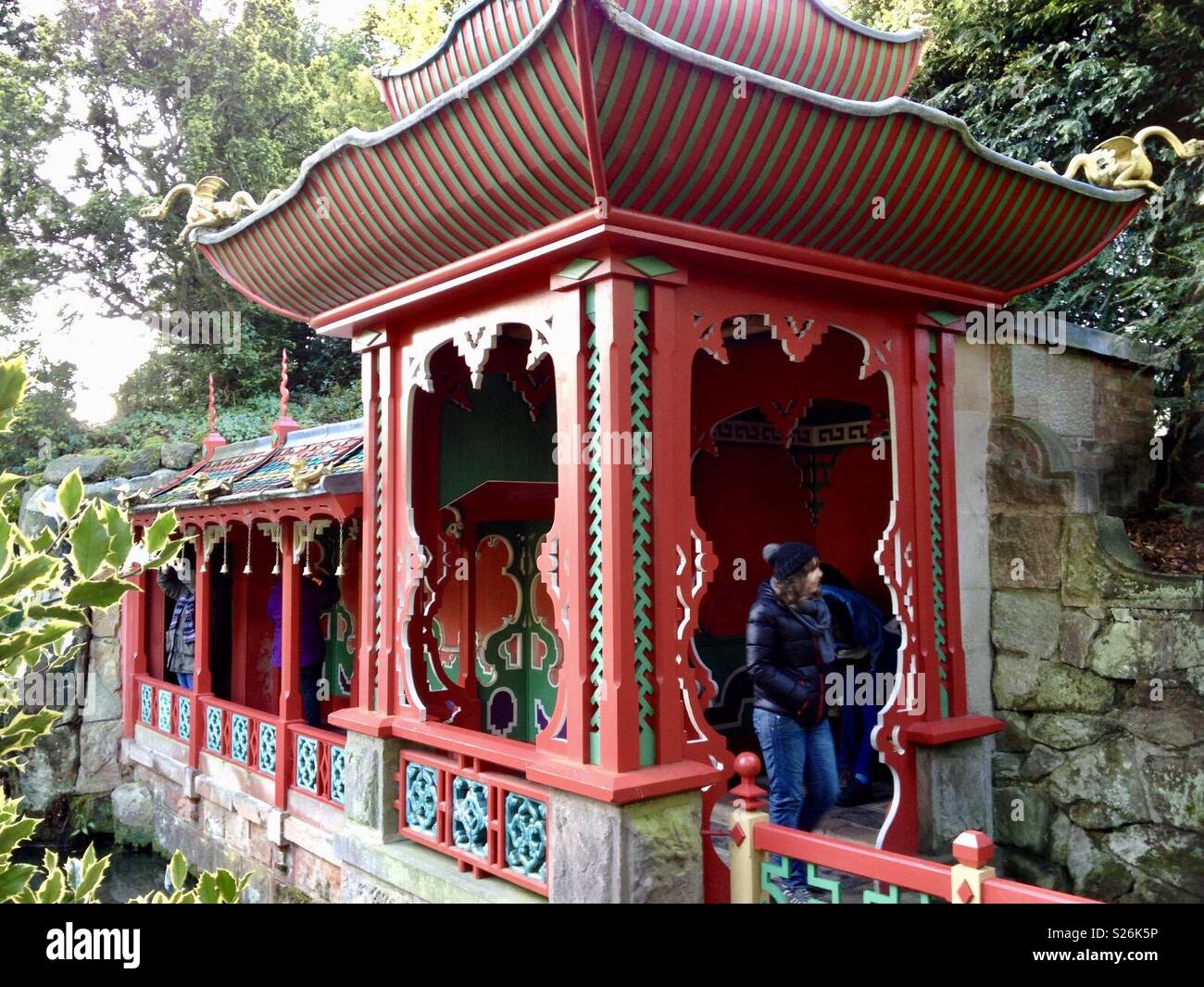 Biddulph grange National trust - Smartphone Captured Stock Image