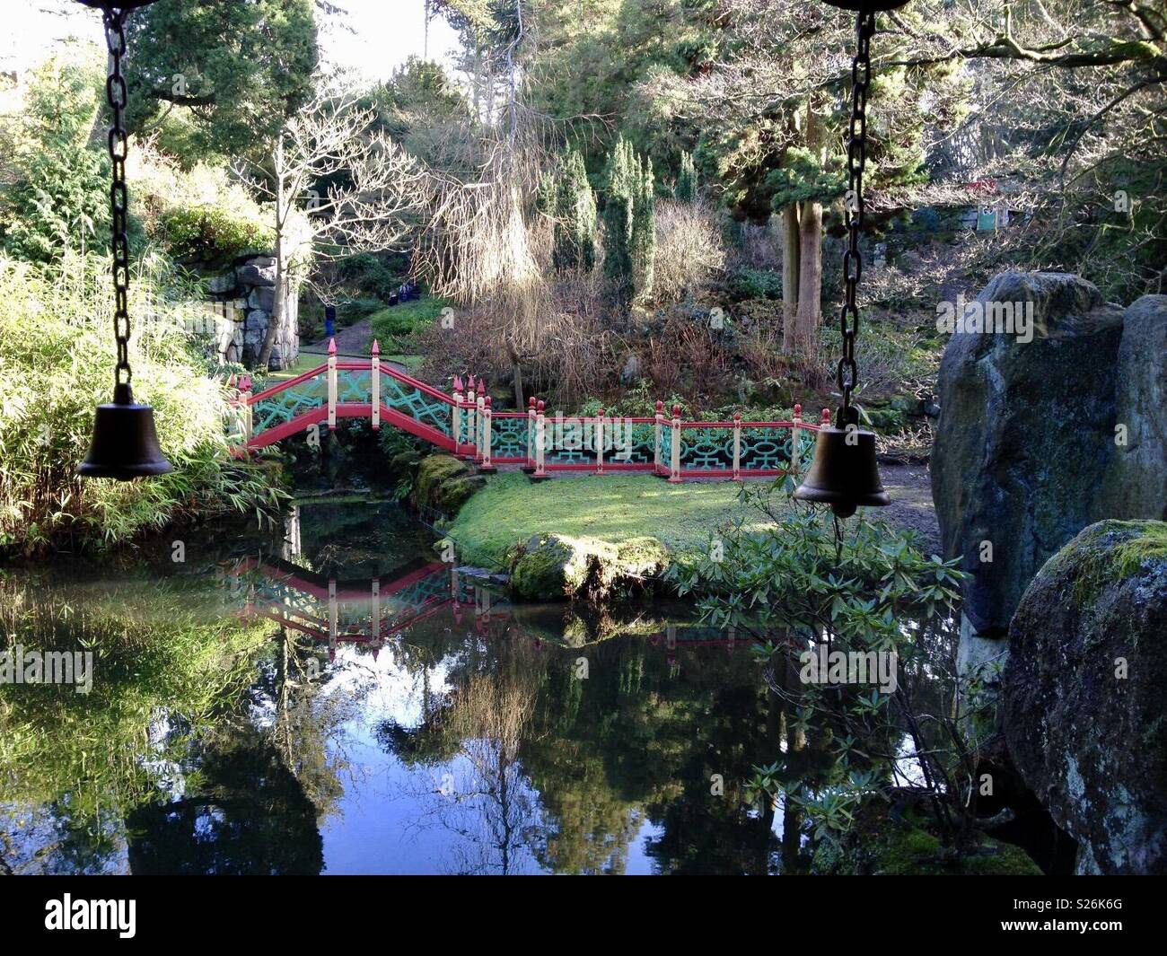Biddulph grange National trust stoke on Trent - Smartphone Captured Stock Image