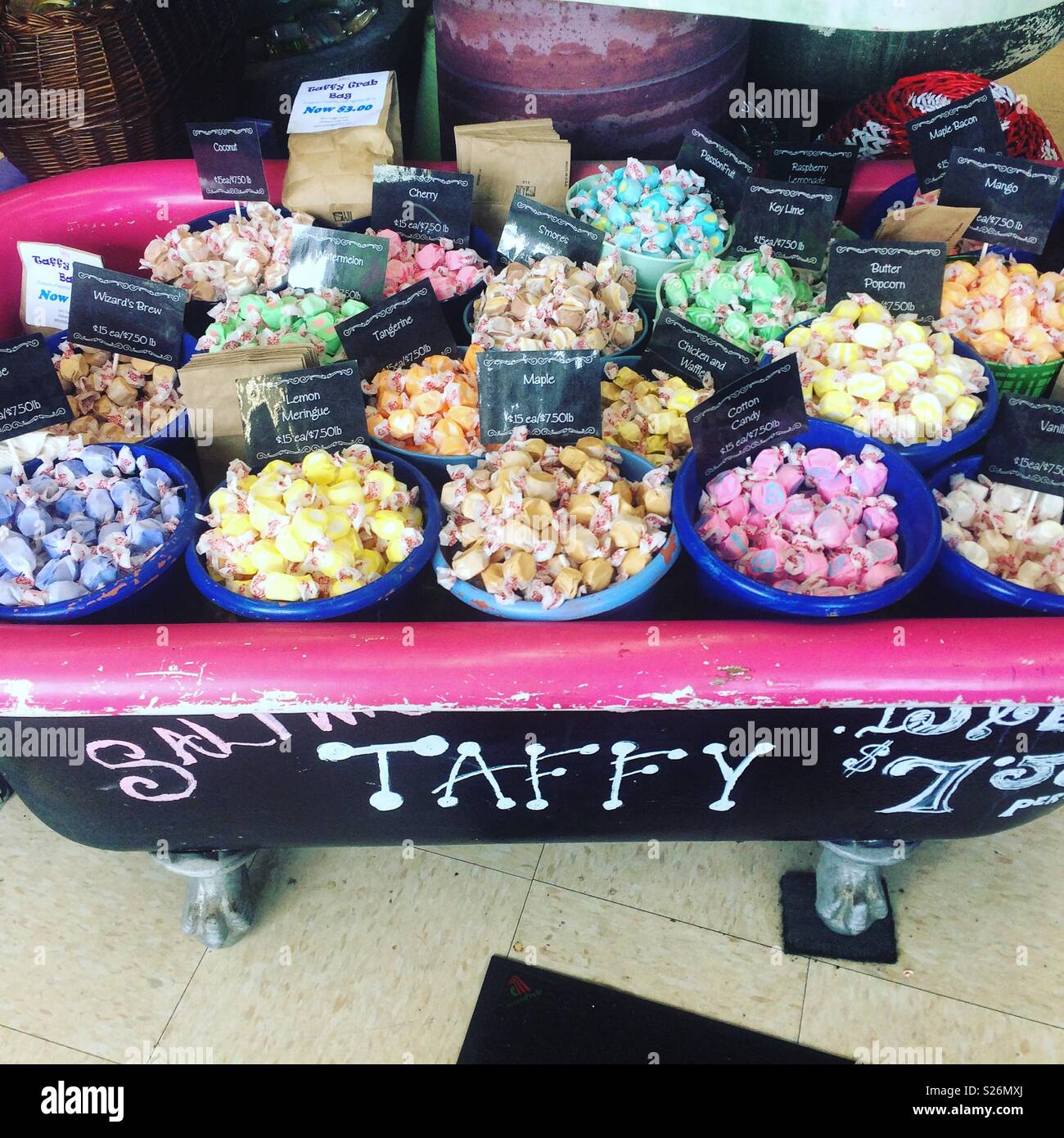 Taffy at Mo’s Fudge Factor, Shelburne Falls, Massachusetts, United