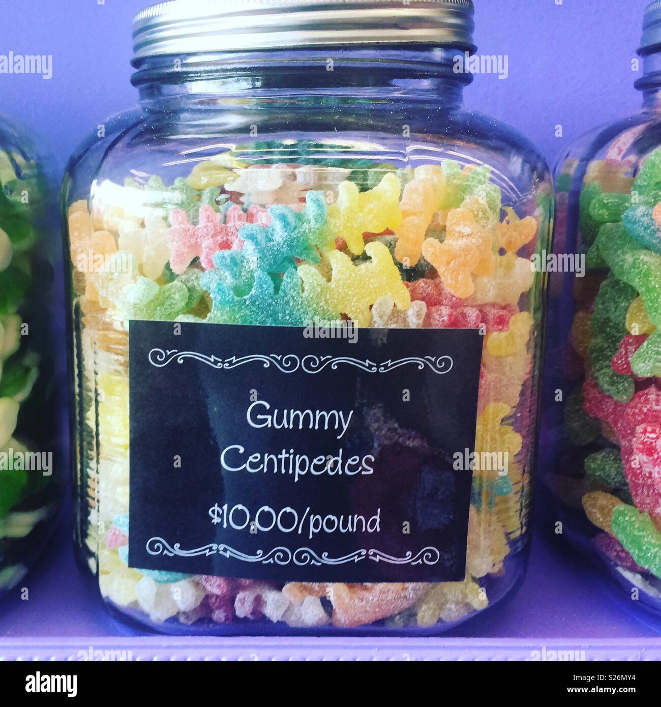 Candy for sale at Mo’s Fudge Factor, Shelburne Falls, Massachusetts, United States - Smartphone Captured Stock Image