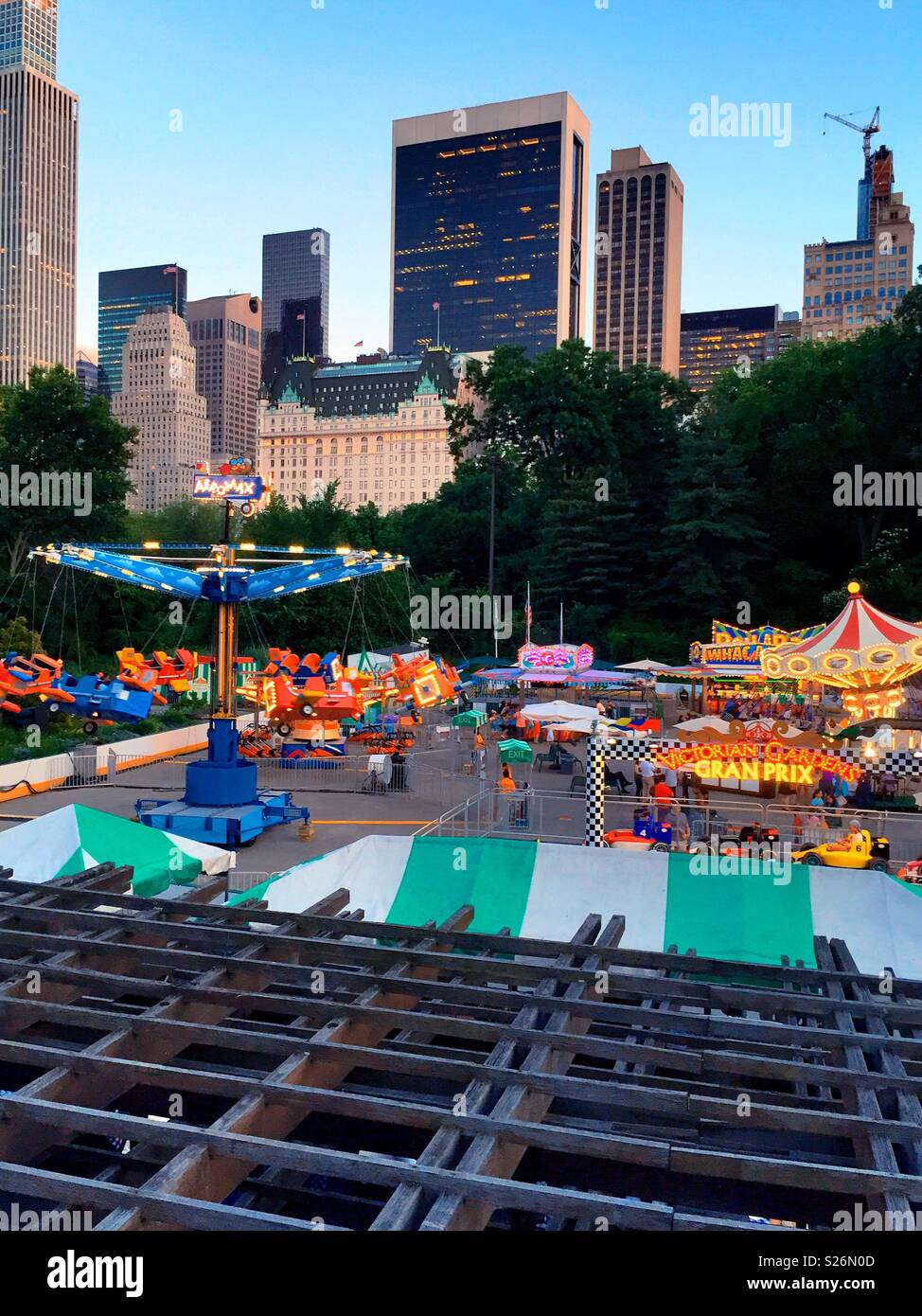 Victorian Gardens Carnival Is An Amusement Park In The Southern