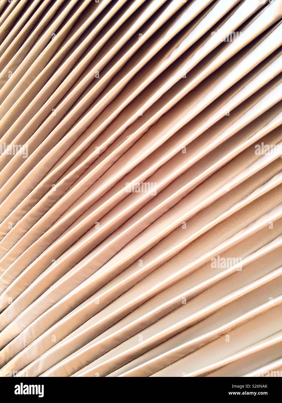 Pleated fabric, close up - Smartphone Captured Stock Image