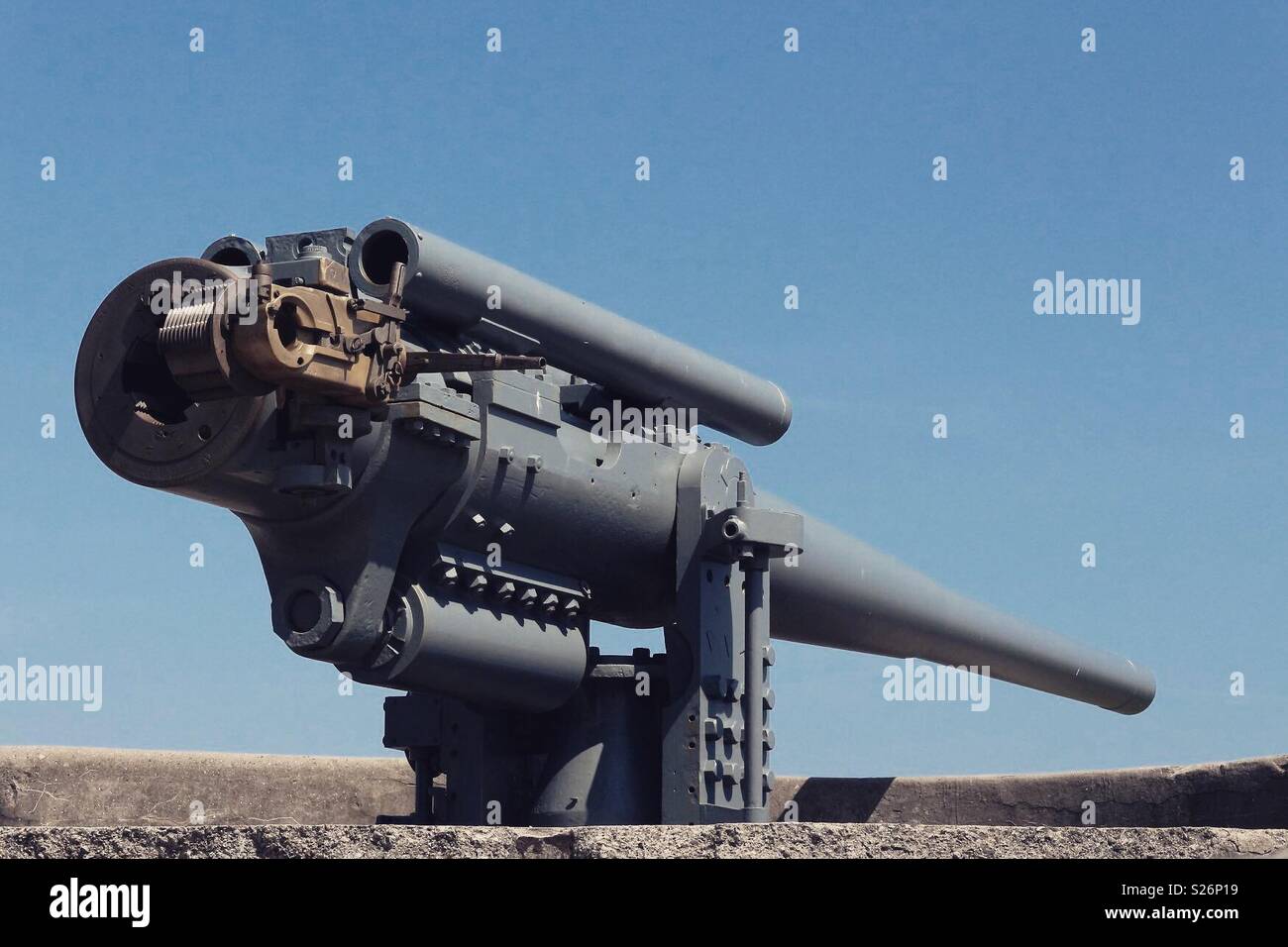 The Priory Artillery - Smartphone Captured Stock Image