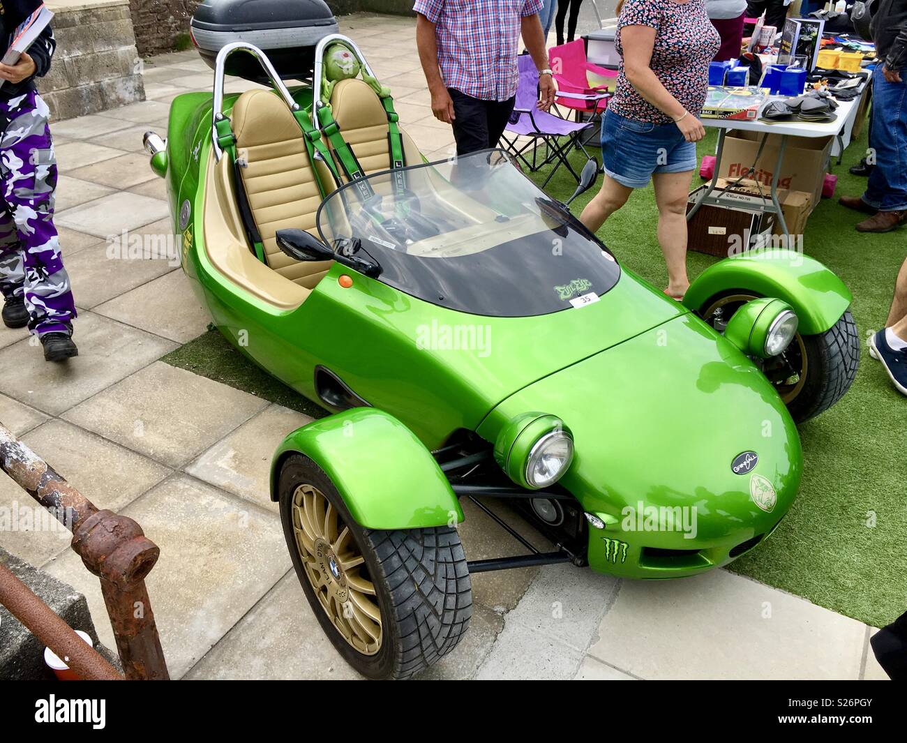 Peel bike show Isle of Man TT 2016 - Smartphone Captured Stock Image