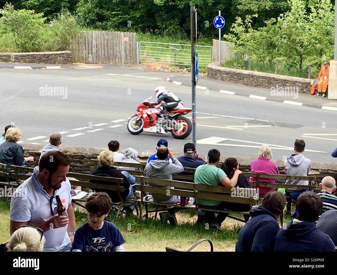 Isle of Man tt 2016 - Smartphone Captured Stock Image