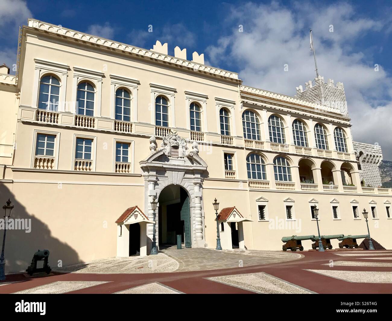 Princes palace. Monaco. Monte Carlo. - Smartphone Captured Stock Image
