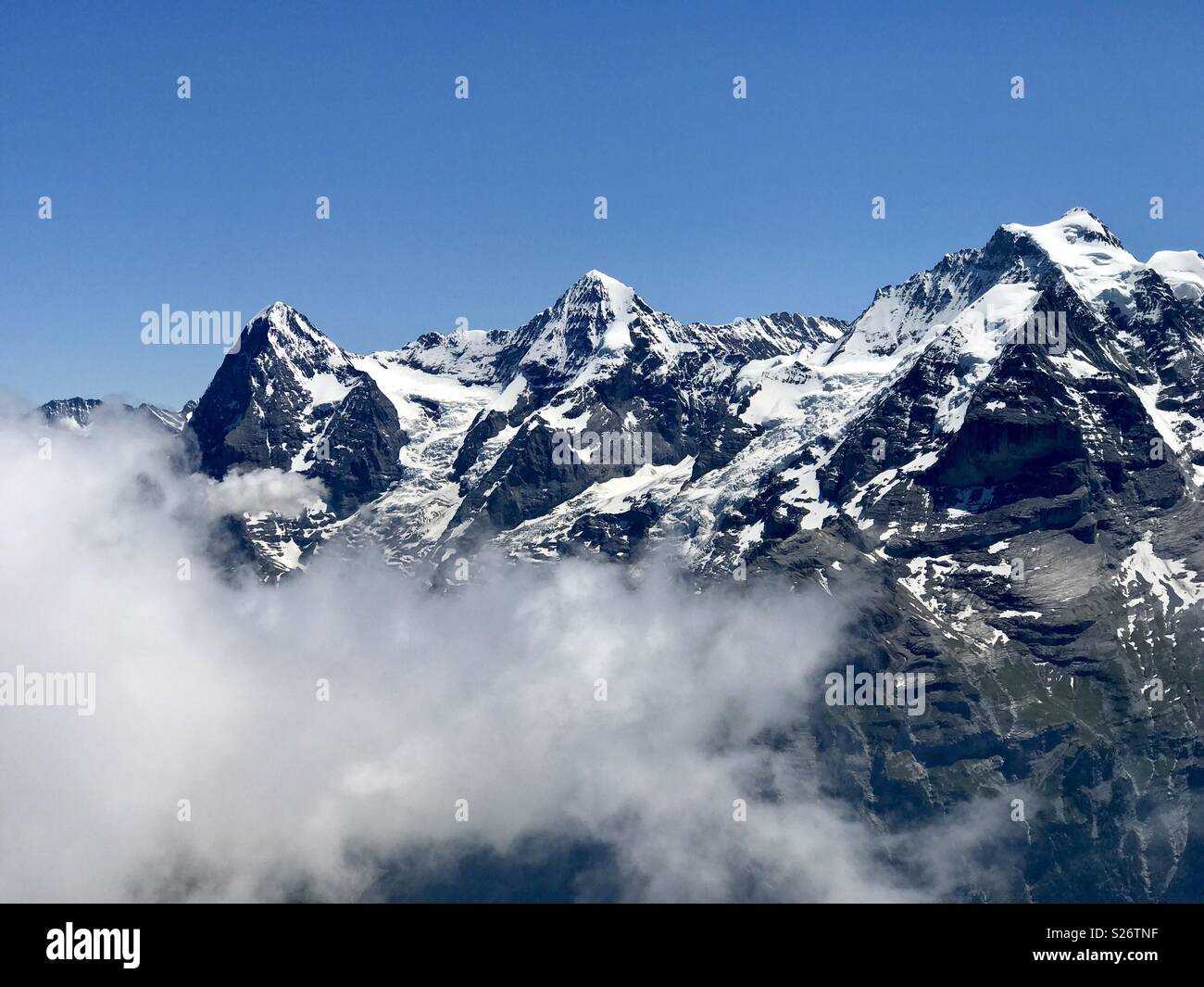 Eiger, Mönch, Jungfrau, Switzerland Stock Photo - Alamy