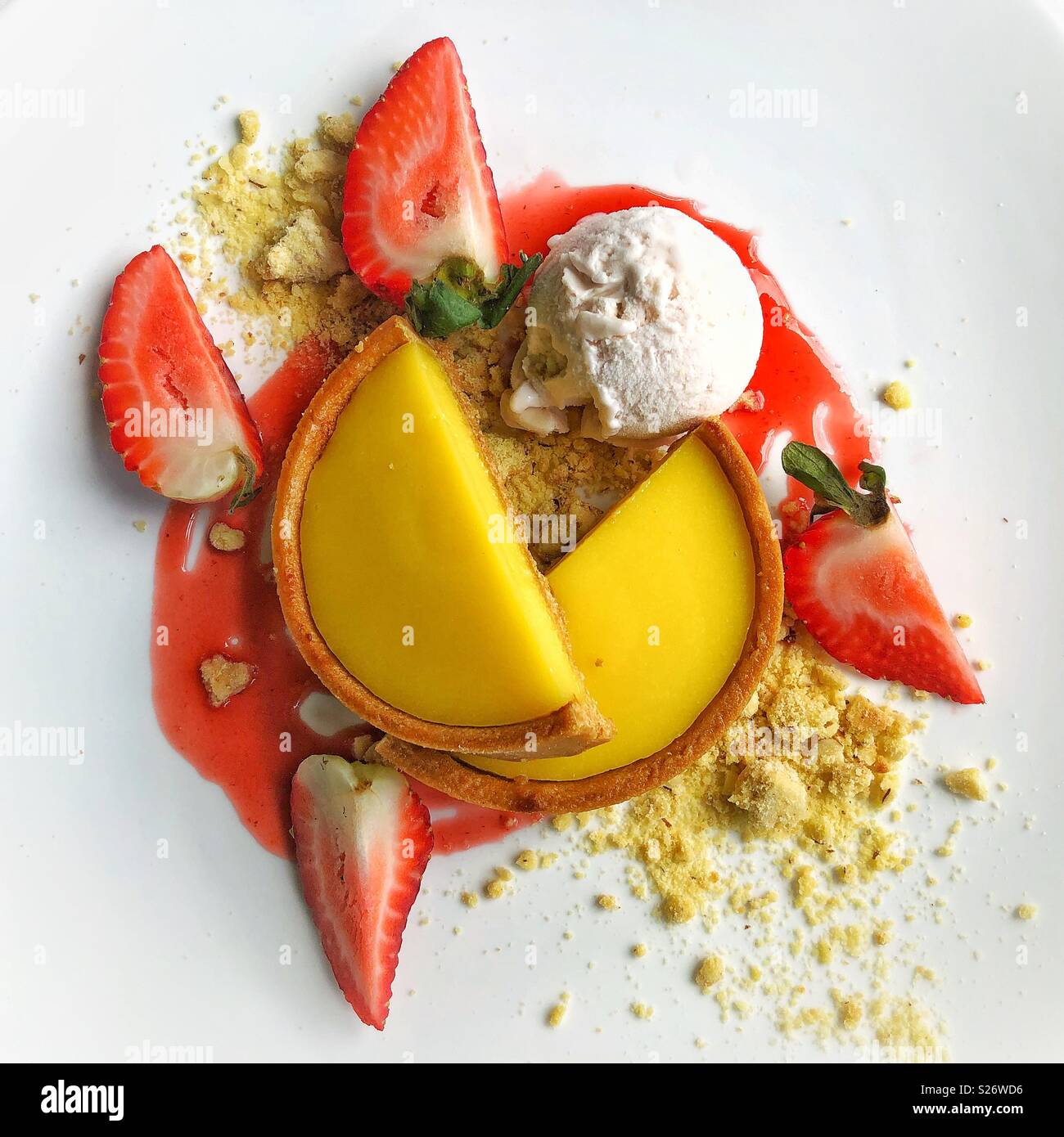 Indulgent dessert - Smartphone Captured Stock Image