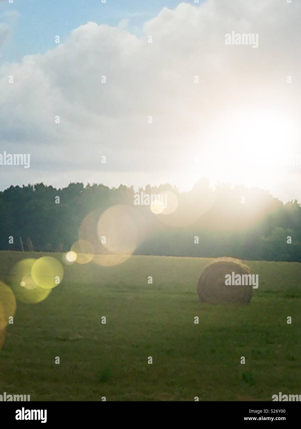 Sunny Days And Hay Stock Photo Alamy