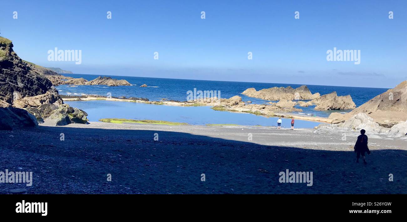 Tunnels beaches Stock Photo Alamy