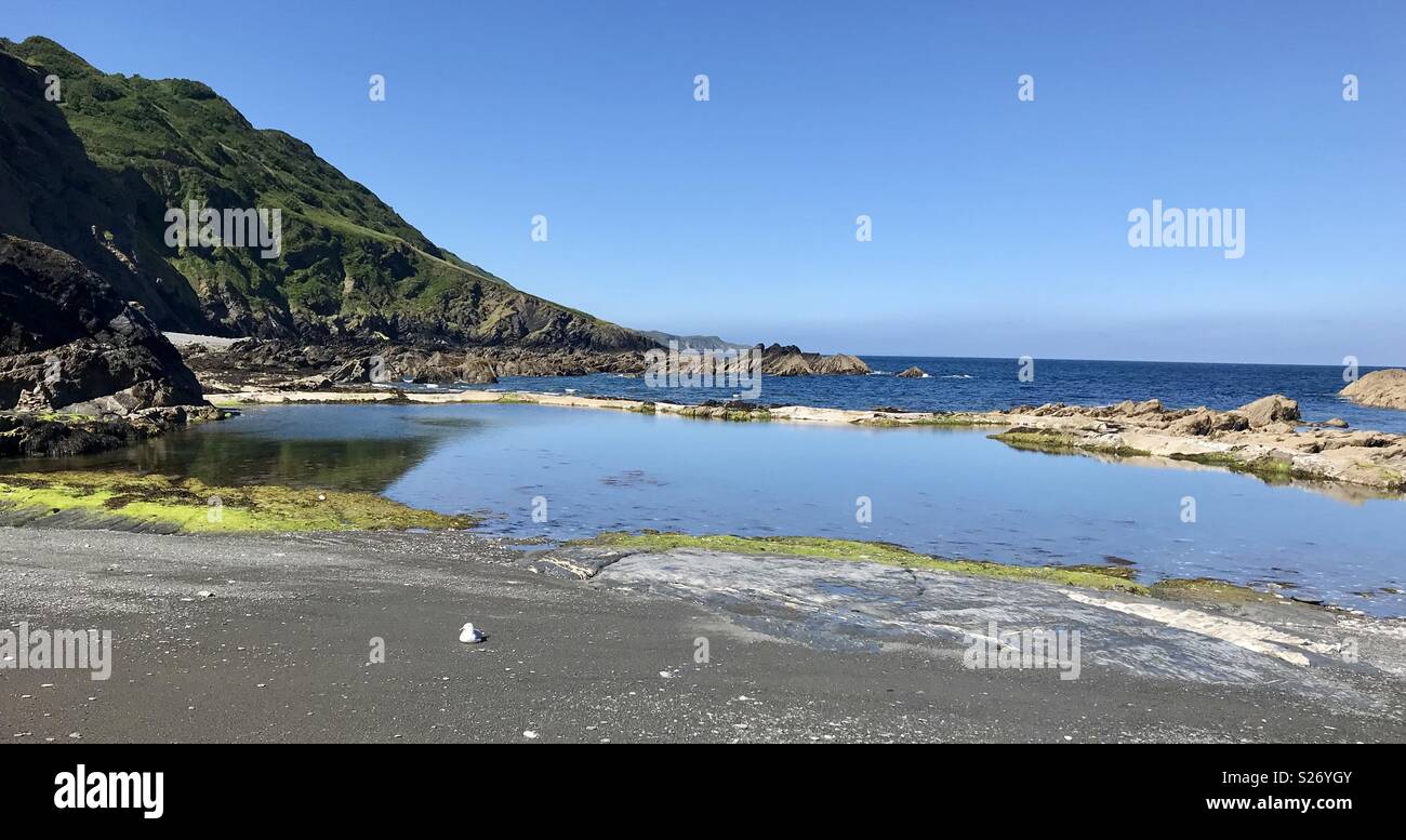 Tunnels beaches Stock Photo Alamy