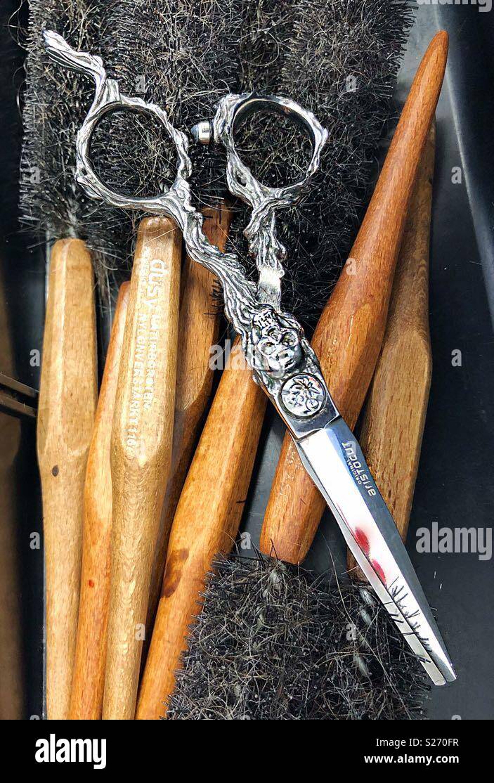 Hair Cut ! - Smartphone Captured Stock Image