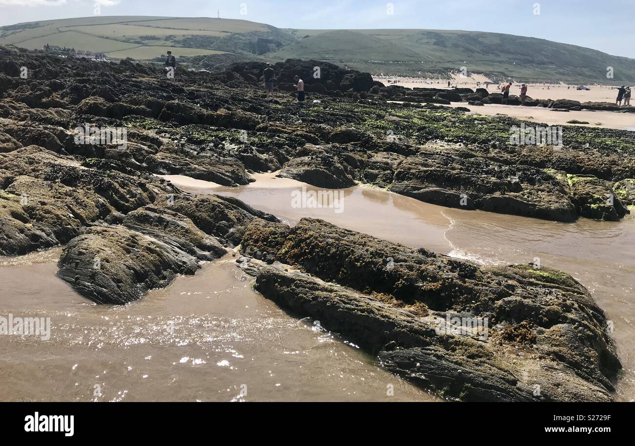 Woolacombe sands - Smartphone Captured Stock Image