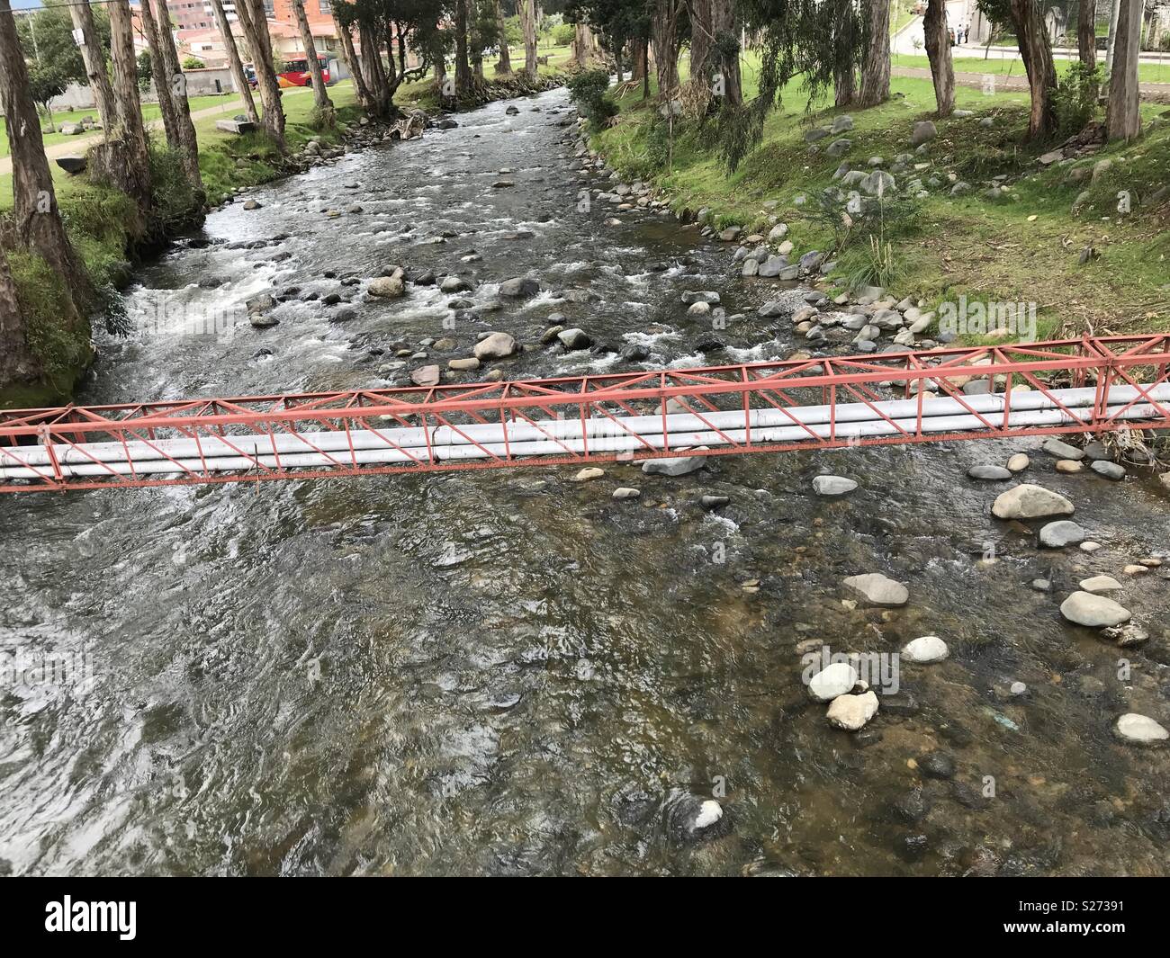 Tomebamba river, Cuenca Ecuador Stock Photo Alamy
