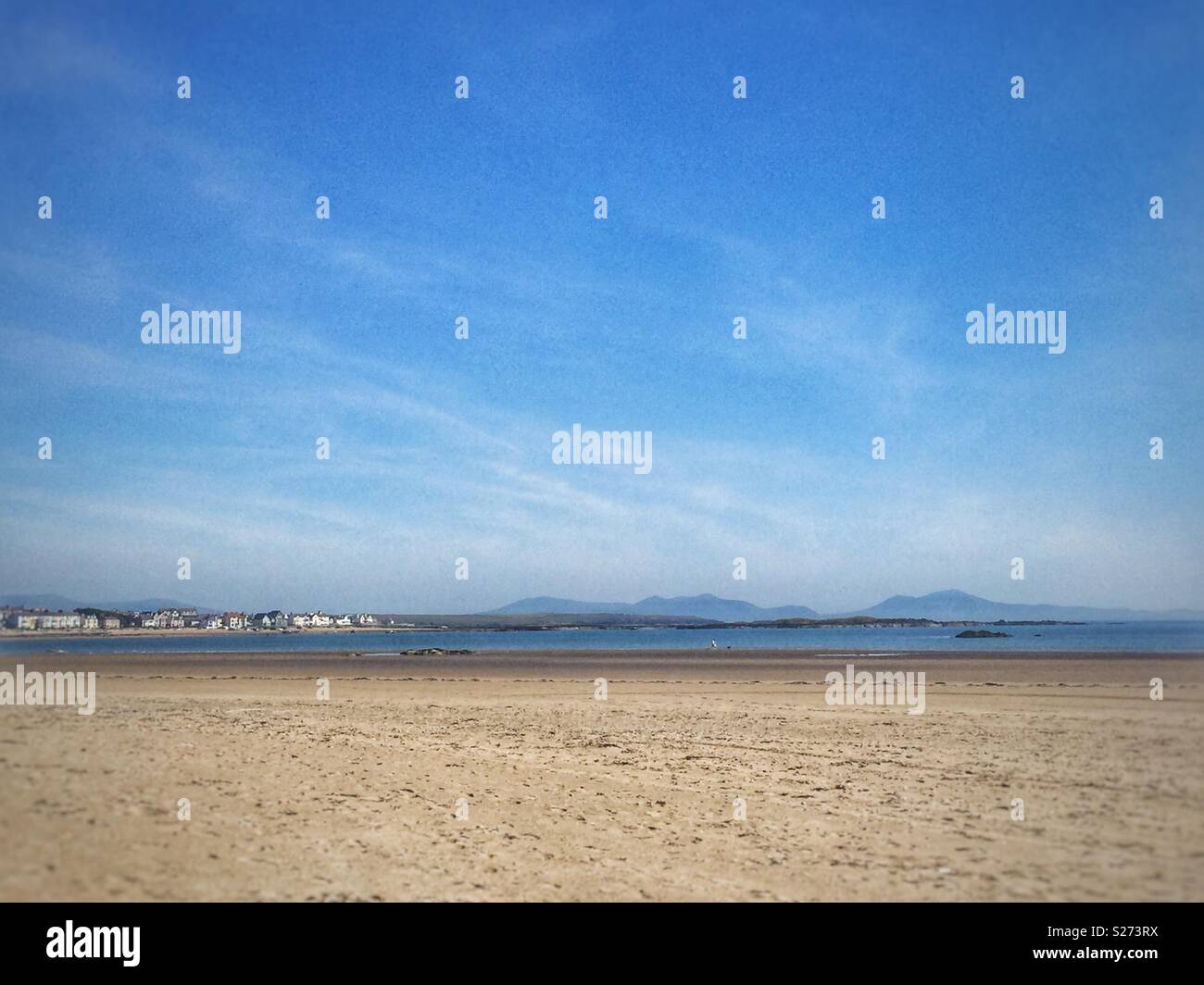 Cymyran beach, Rhosneigr, Anglesey, North Wales, UK - Smartphone Captured Stock Image