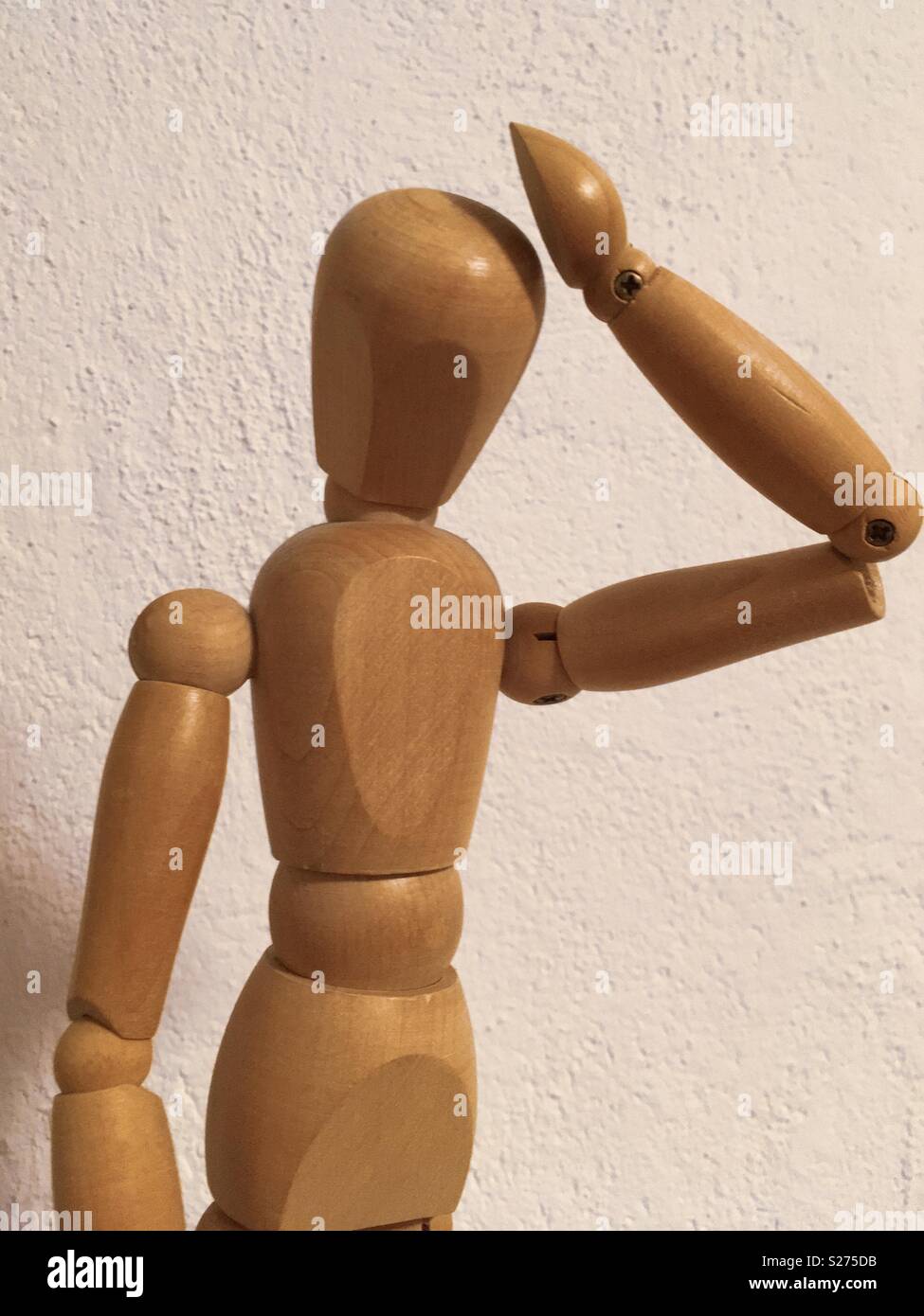 Articulated Mannequin - Confusion Stock Photo
