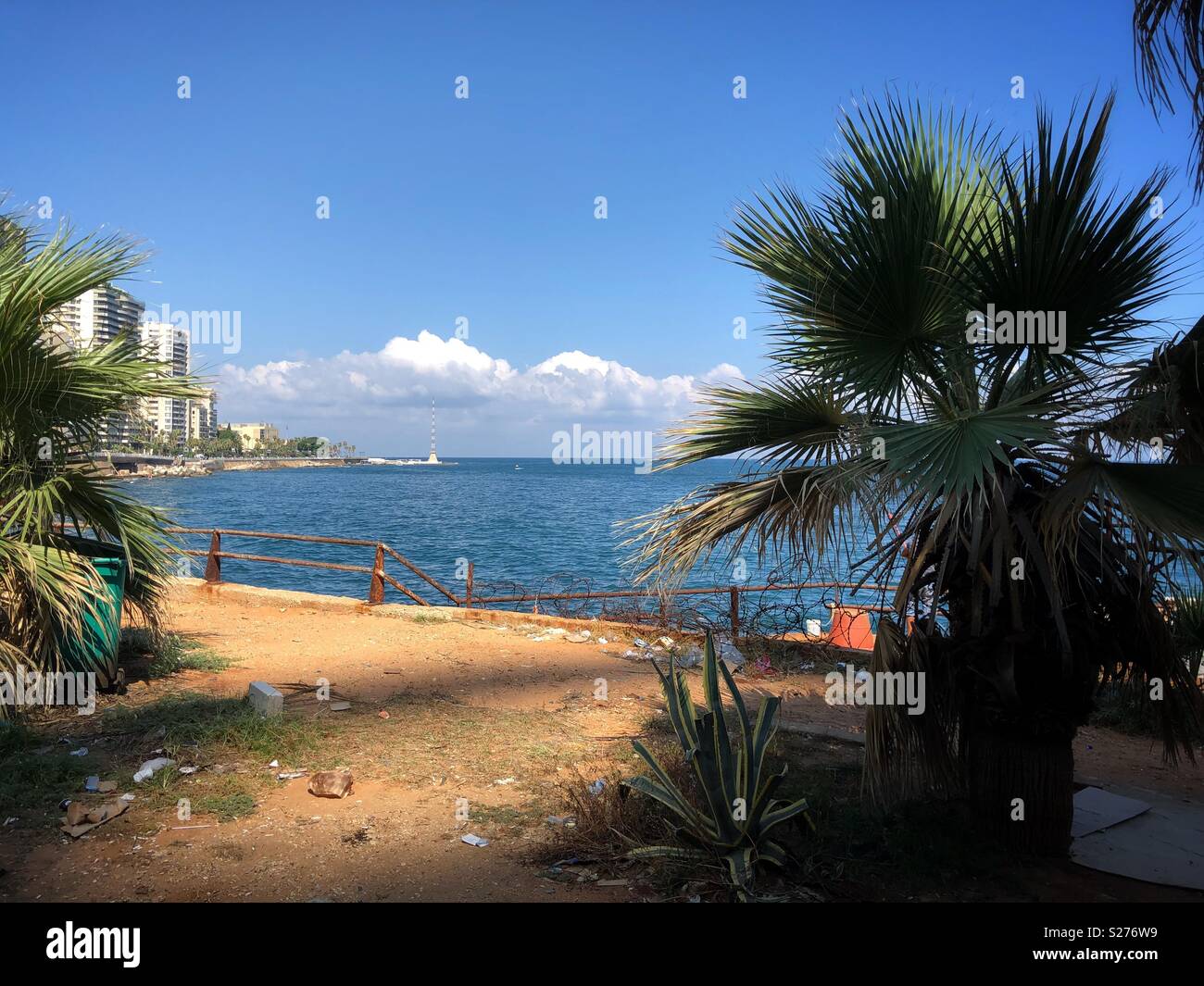 Beirut water front Lebanon Stock Photo Alamy
