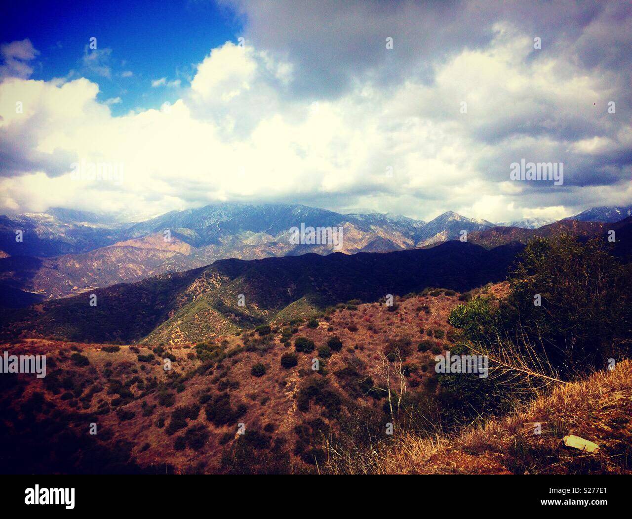 Glendora Mountain Road Stock Photo Alamy