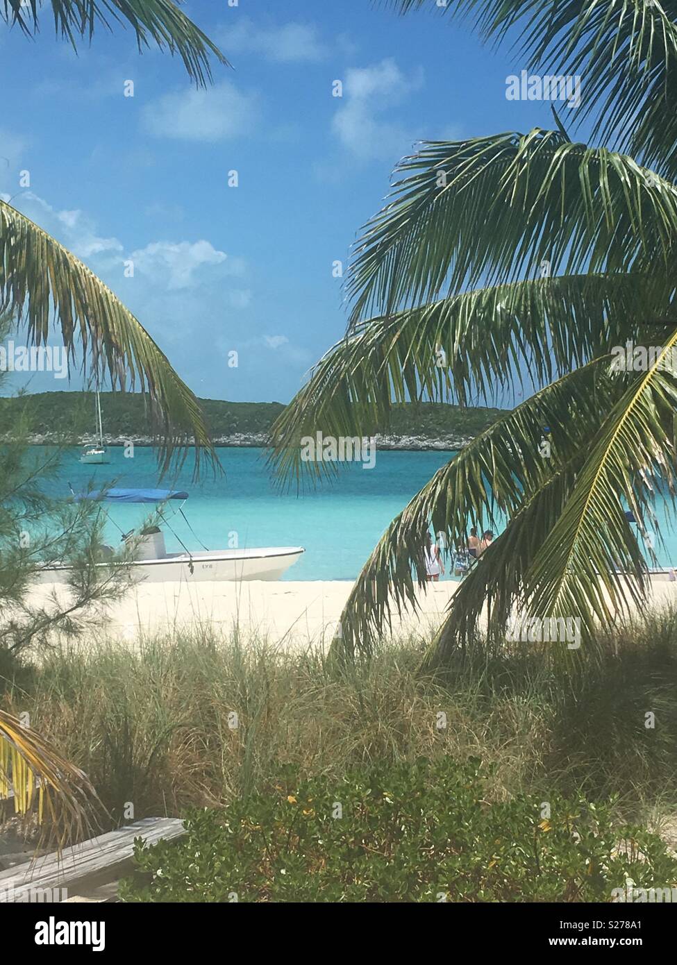 Stocking island Exuma Bahamas Stock Photo